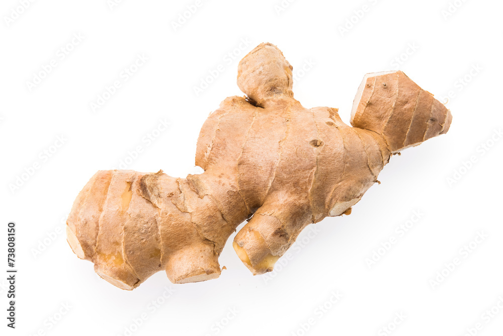 Ginger isolated on white Ginger isolated on white