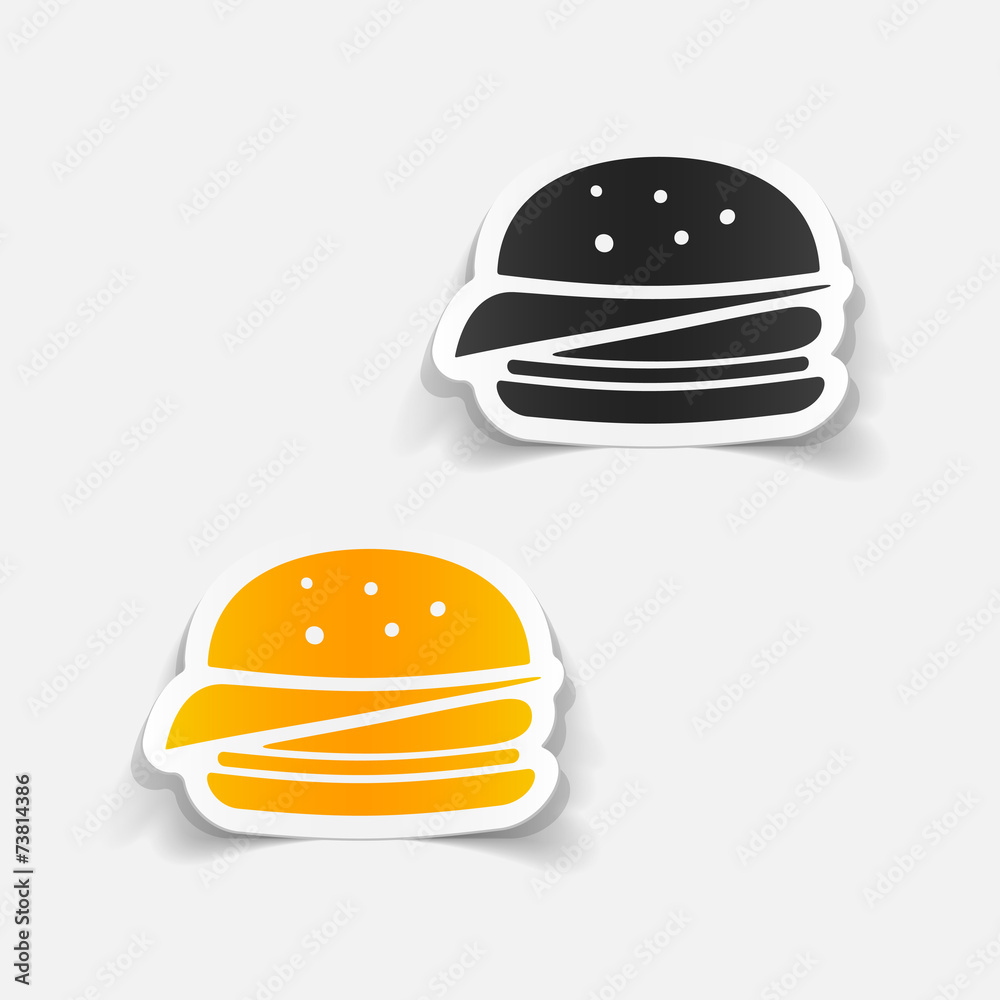 realistic design element: sandwich realistic design element: sandwich
