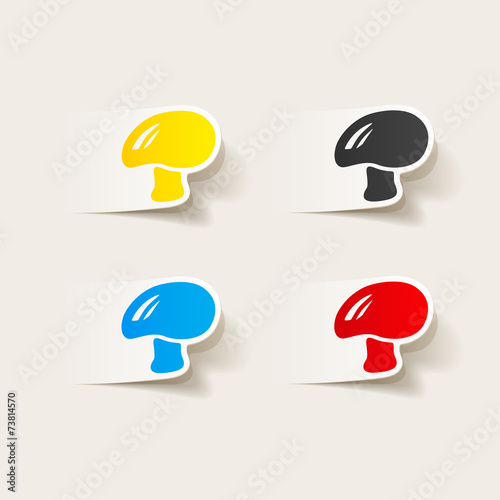 realistic design element: mushroom