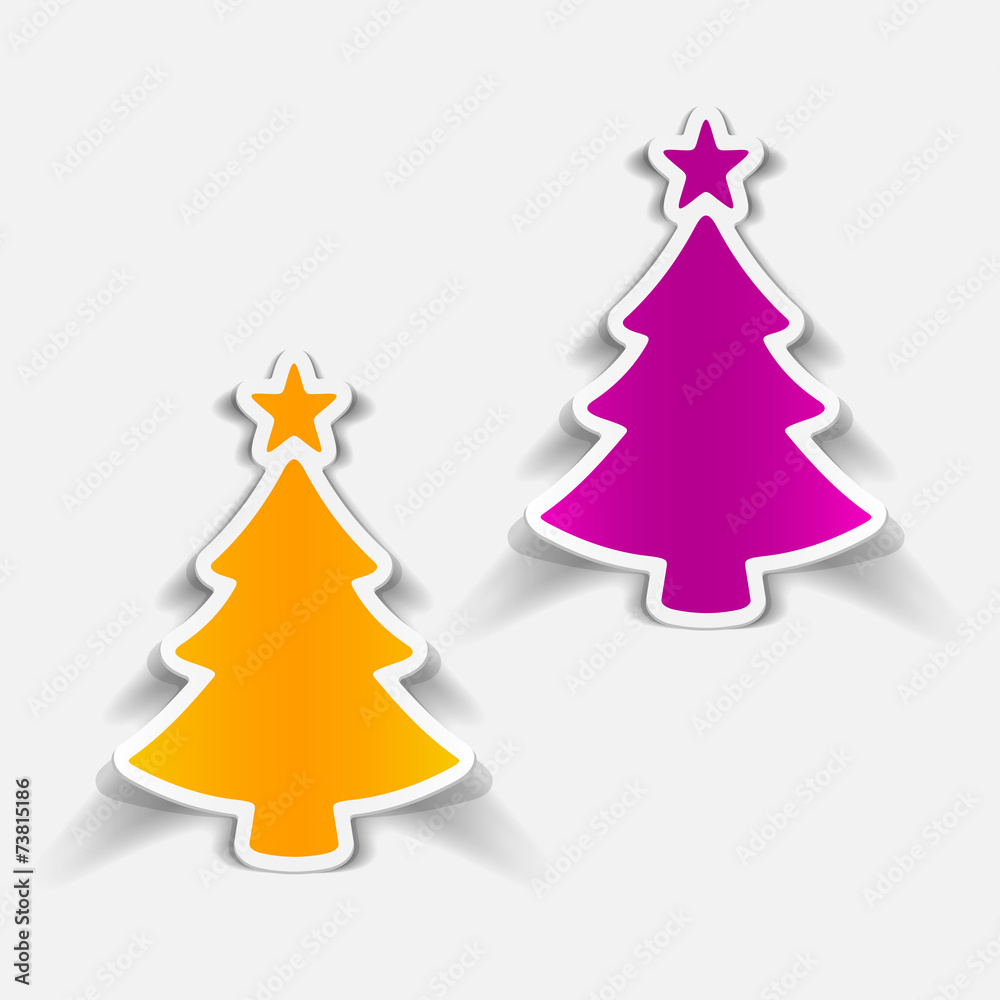 Fototapeta premium realistic design element: christmas tree