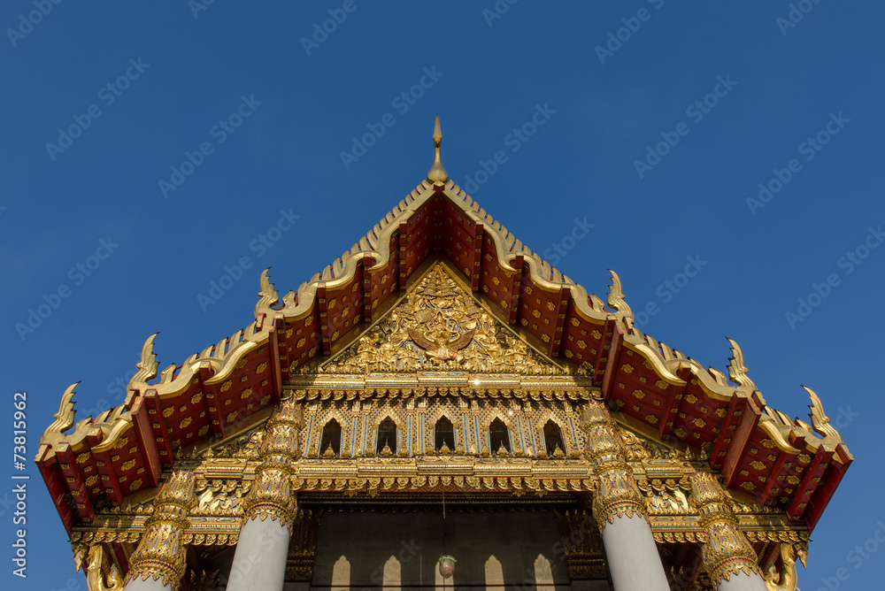 Wat Benchamabophit in Bangkok, Thailand.