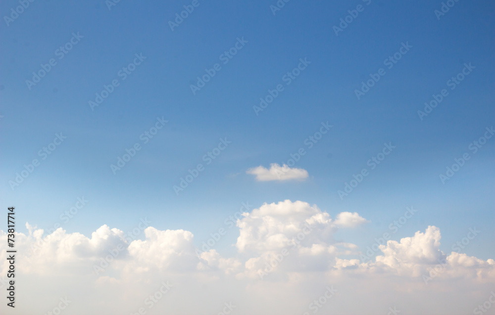 Cloudy blue sky abstract background Cloudy blue sky abstract background