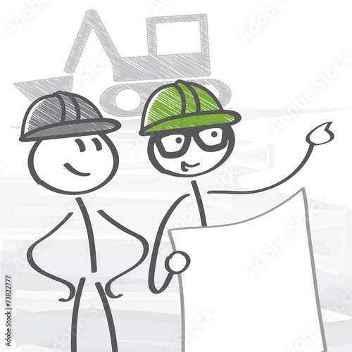Baustelle, Architekt, Planung