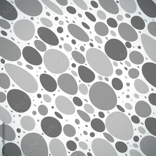 Abstract futuristic shapes on gray background