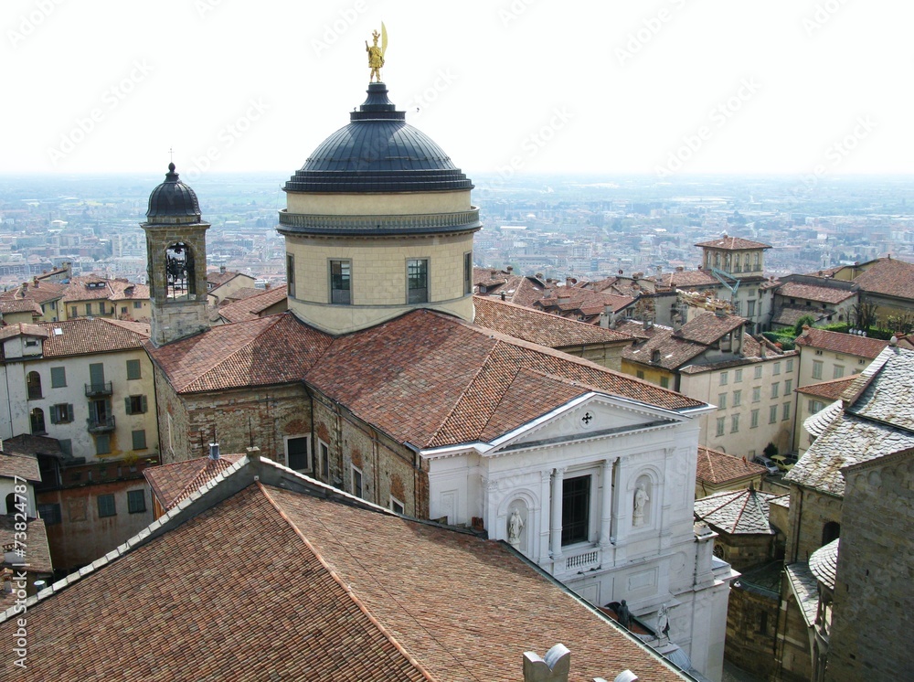 Saint Alexander cathedral in Bergamo in Italy