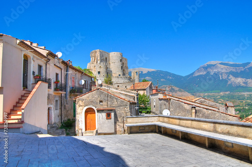 Alleyway. Morano Calabro. Calabria. Italy. photo