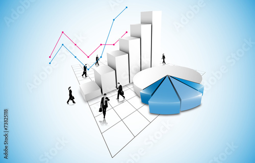 grafico economia, istogrammi, statistiche