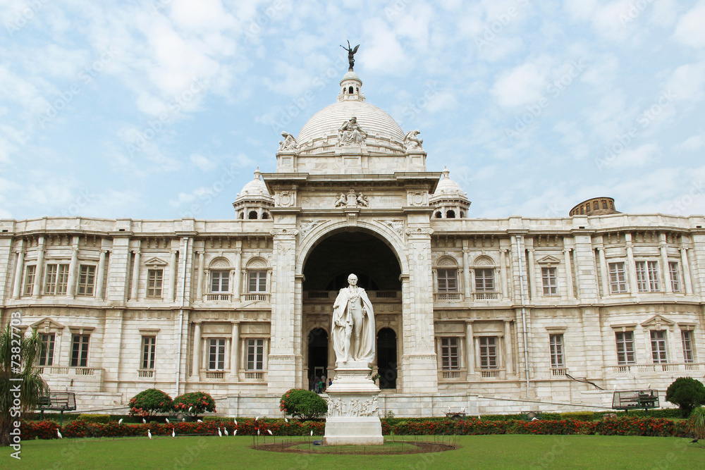 Obraz premium Victoria Memorial landmark in Kolkata, India