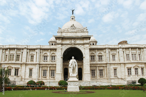 Victoria Memorial landmark in Kolkata, India