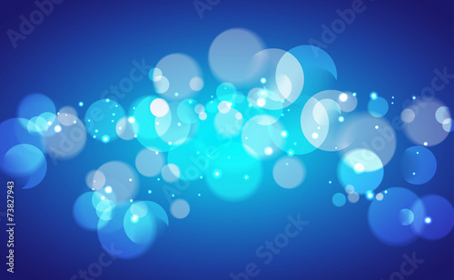 abstract air bubble and bokeh vector background
