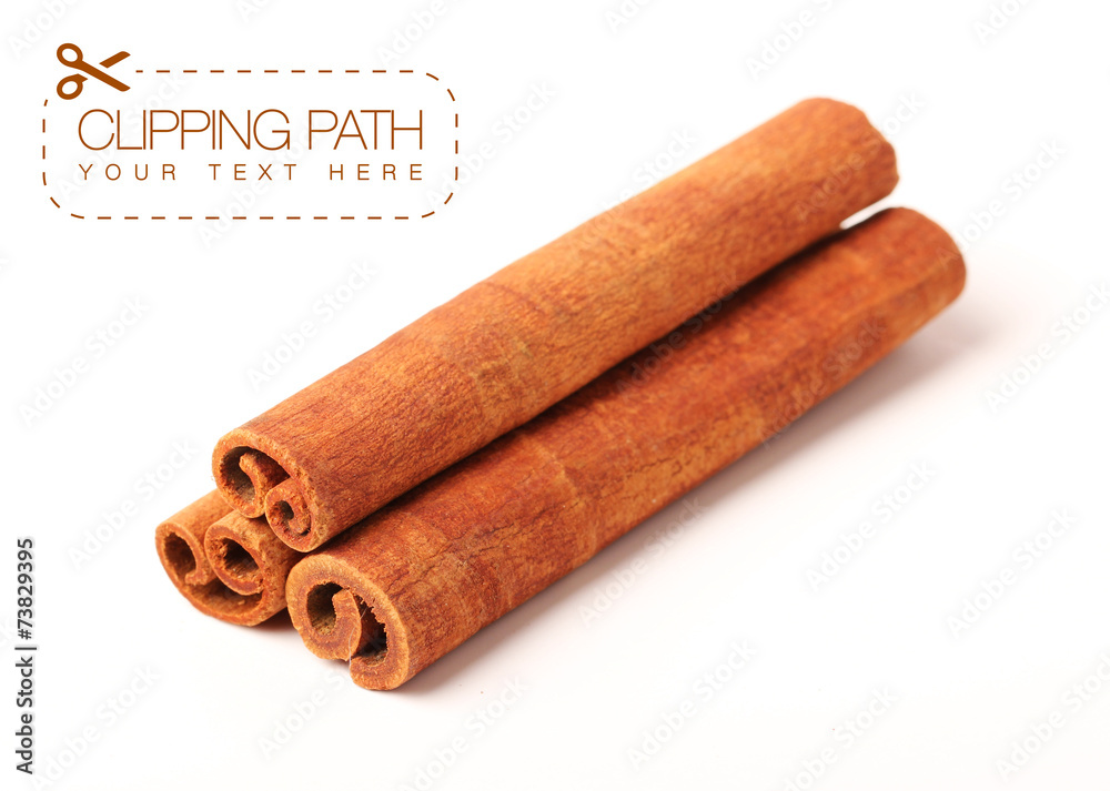 cinnamon with clipping path cinnamon with clipping path