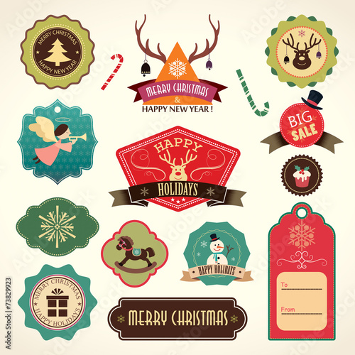 christmas labels