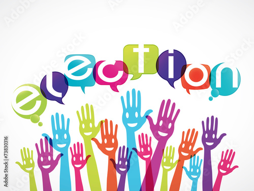 groupe mains souriantes : élection