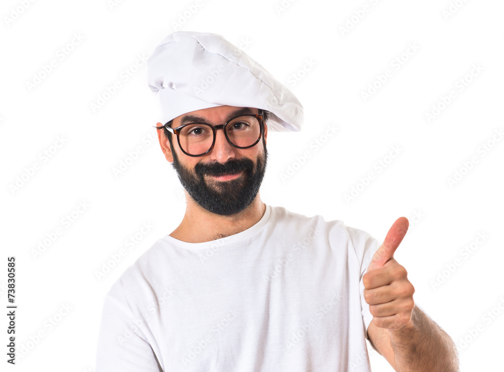 Chef reading book Chef reading book