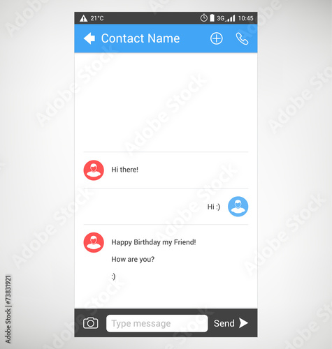 SMS Smartphone Interface