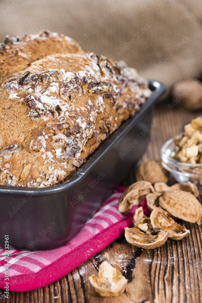Fototapeta premium Fresh made Walnut Bread