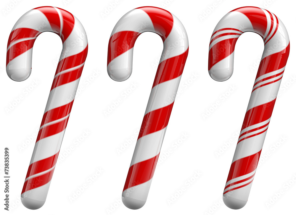 Obraz premium Christmas Candy Cane