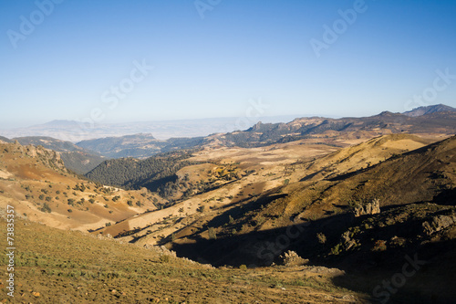 View of the Bale Mountains National Park, Ethiopia