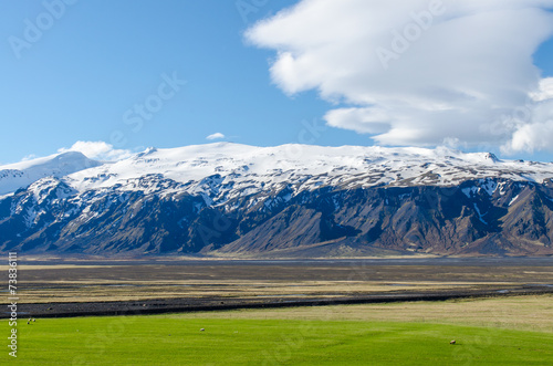 Eyjafjallajökull volcano photo
