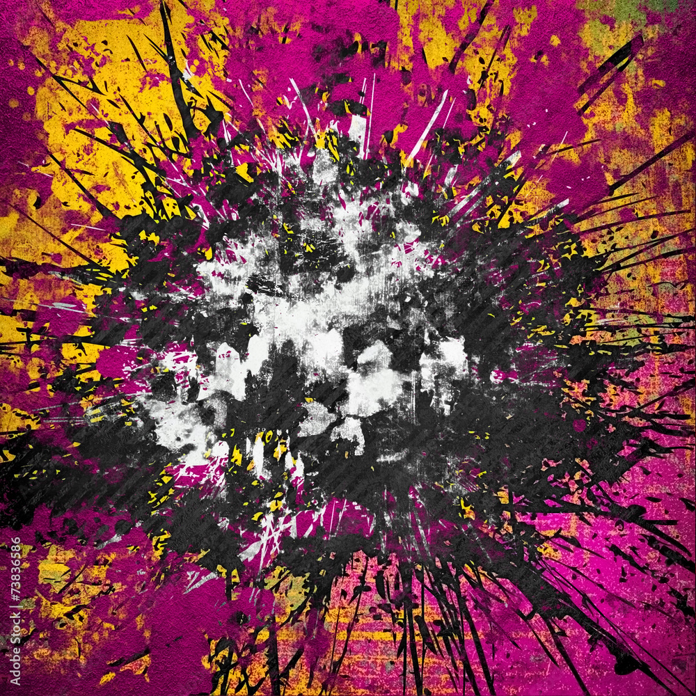 Naklejka premium abstract splash of paint