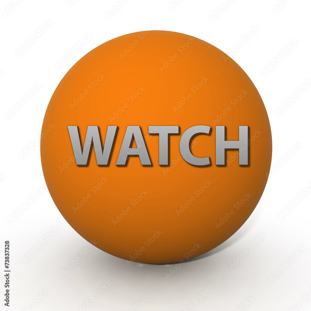 watch circular icon on white background watch circular icon on white background