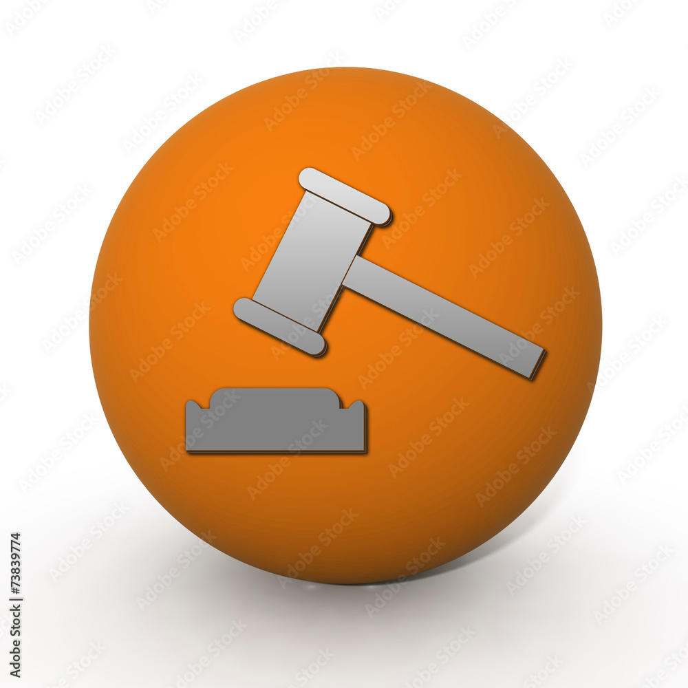 Auction circular icon on white background Auction circular icon on white background