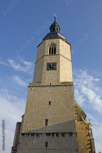 Spätgotische Stadtkirche in Laucha (1496, Sachsen-Anhalt)