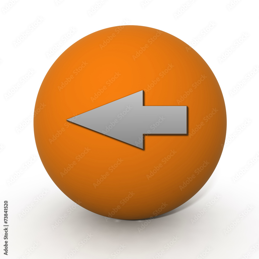 Left Arrow circular icon on white background Left Arrow circular icon on white background