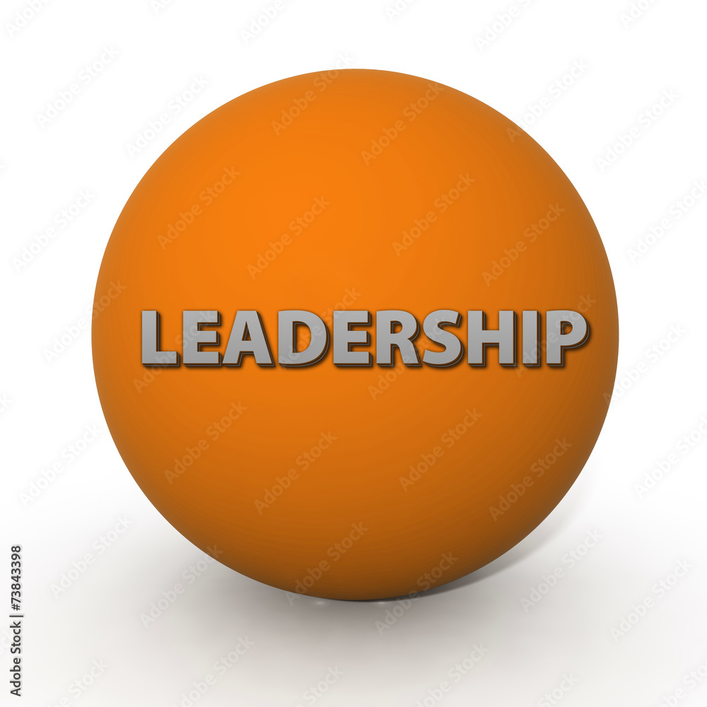 Leadership circular icon on white background Leadership circular icon on white background