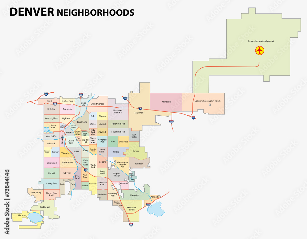 denver neighborhood map