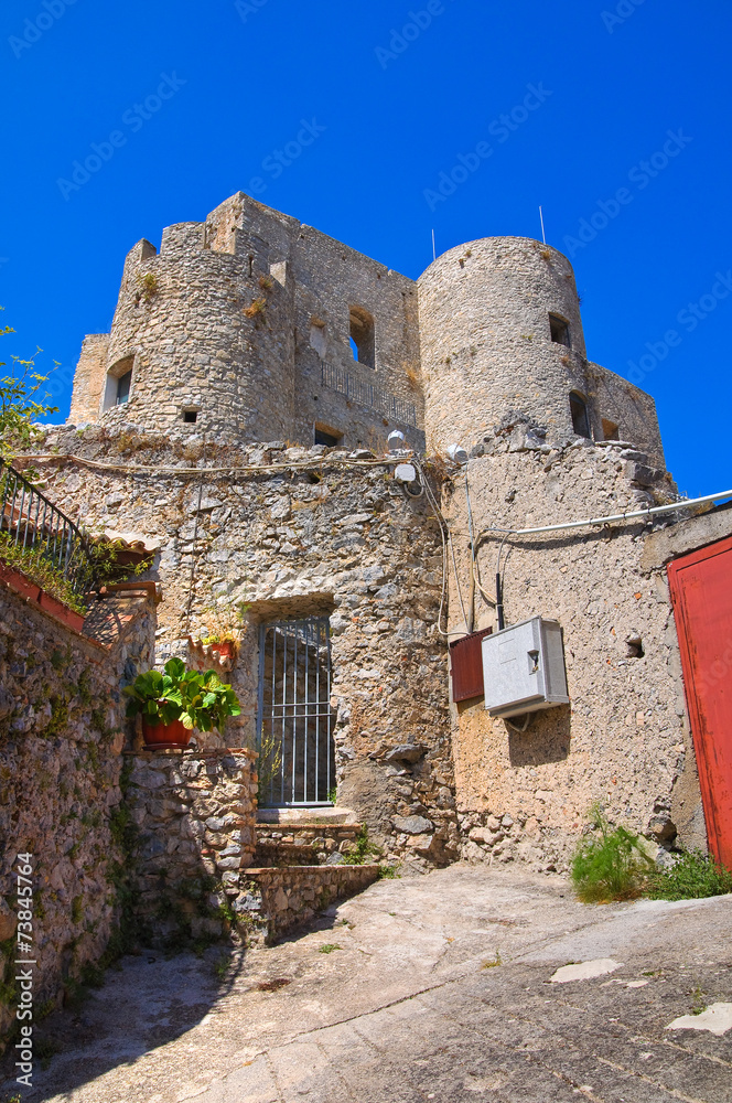 Castle of Morano Calabro. Calabria. Italy.
