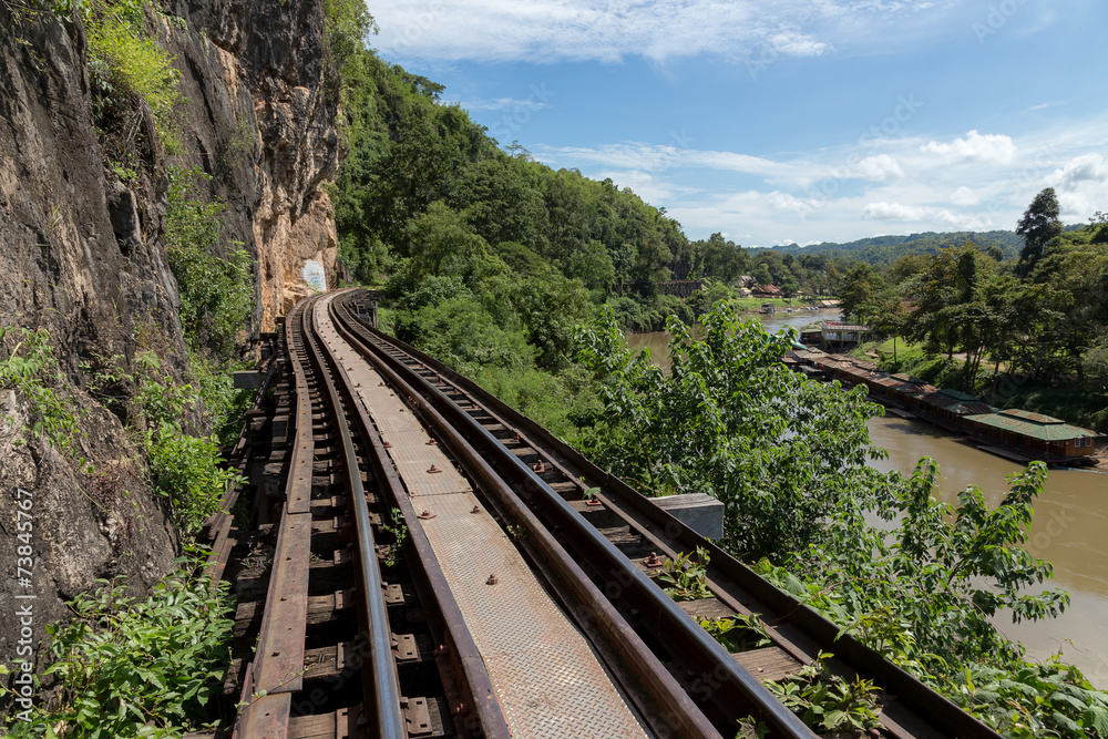 Fototapeta premium Death railway at Kanchanaburi