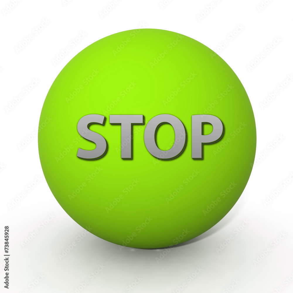 stop circular icon on white background stop circular icon on white background