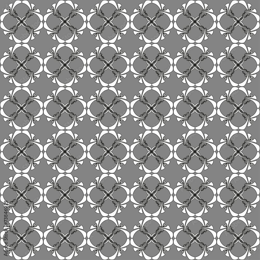 Fototapeta premium Vintage seamless pattern