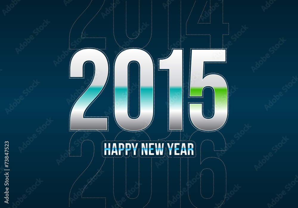 Happy New Year 2015 design