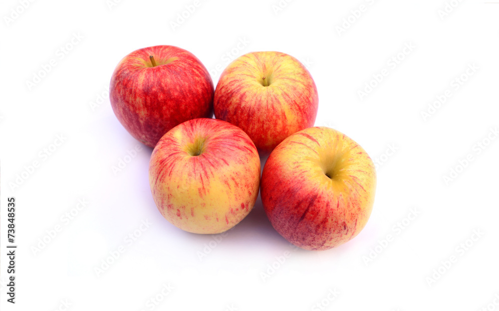 Red apples fruit