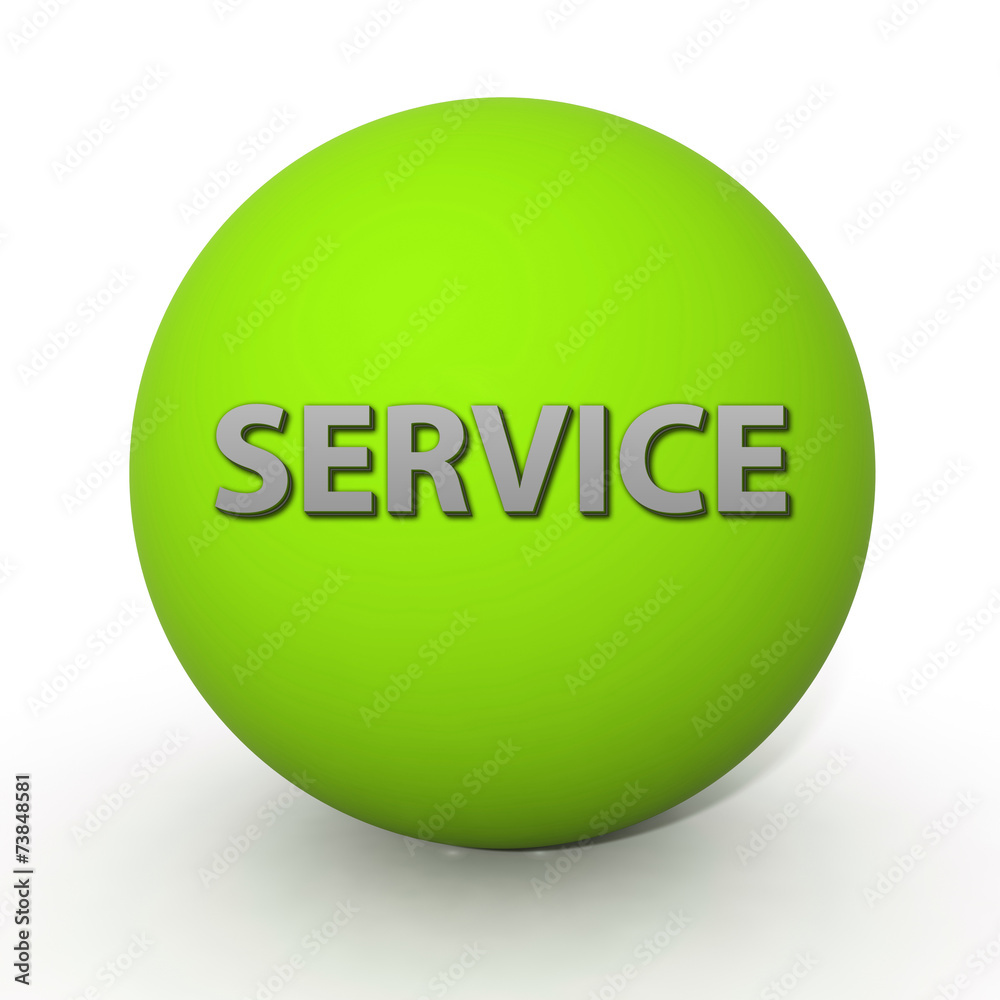 Service circular icon on white background Service circular icon on white background
