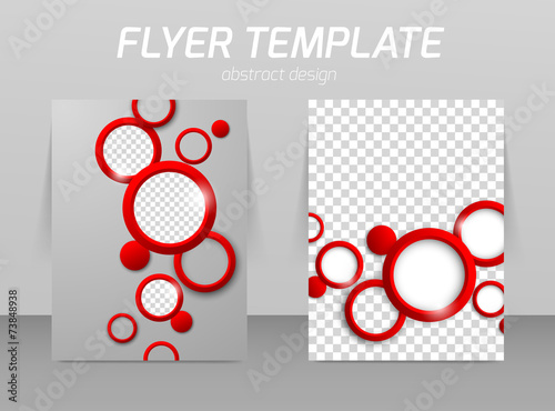 Flyer template design