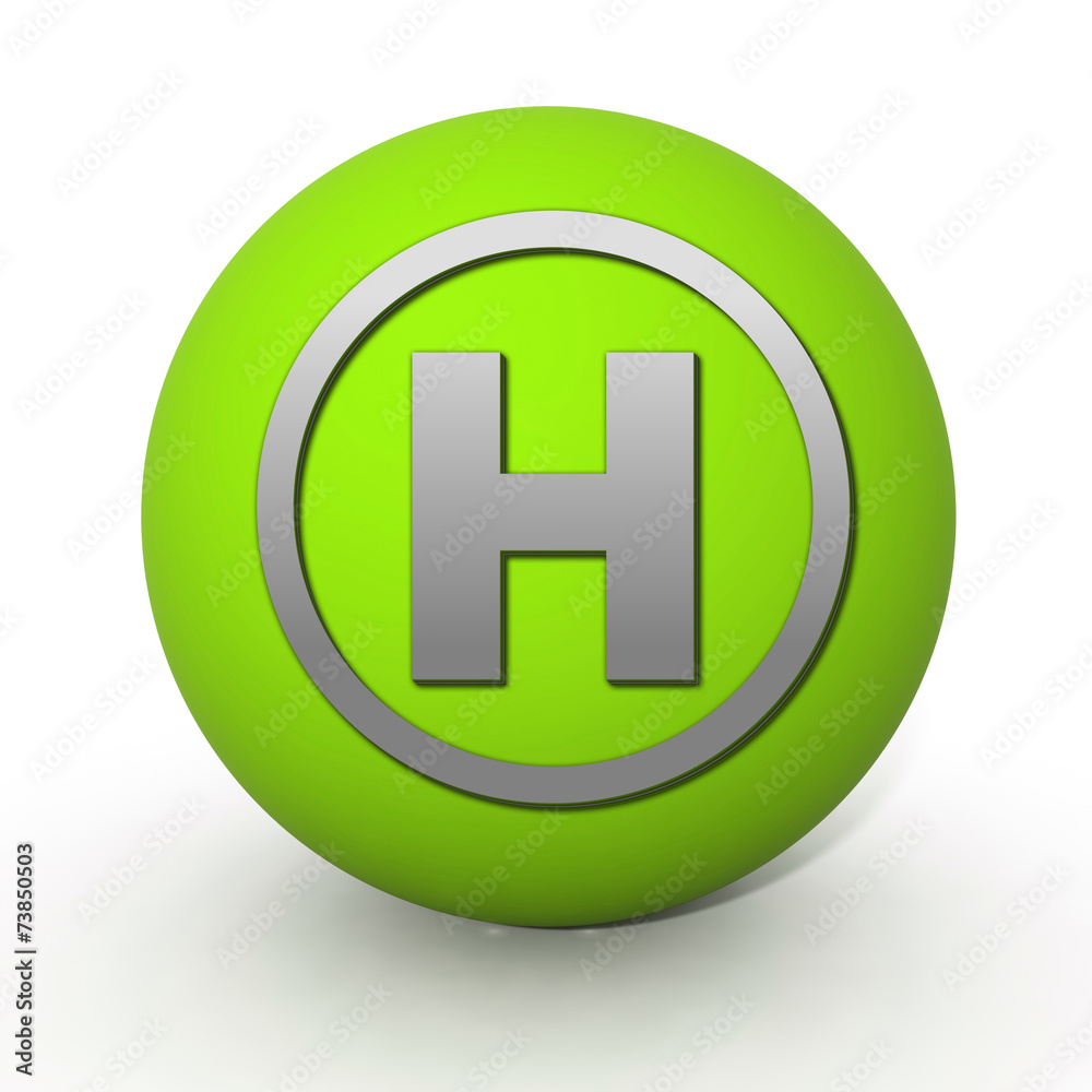 Emergency circular icon on white background Emergency circular icon on white background