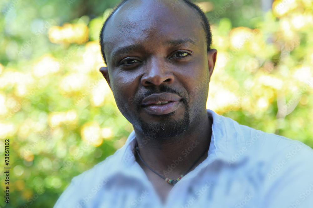 Young man from Africa, looking friendly Young man from Africa, looking friendly