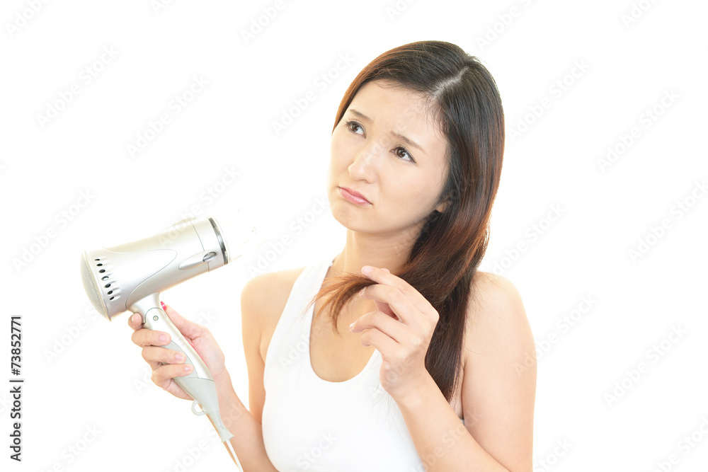 がっかりした表情の女性 がっかりした表情の女性