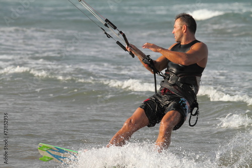 Kite surfer Cullera Spain