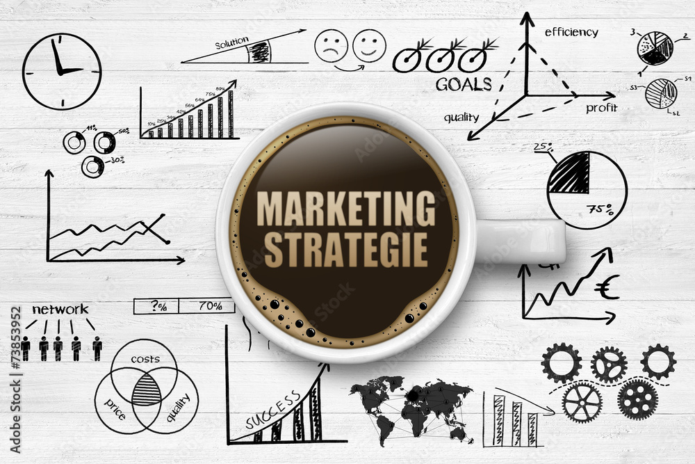 Fototapeta premium Marketing Strategie
