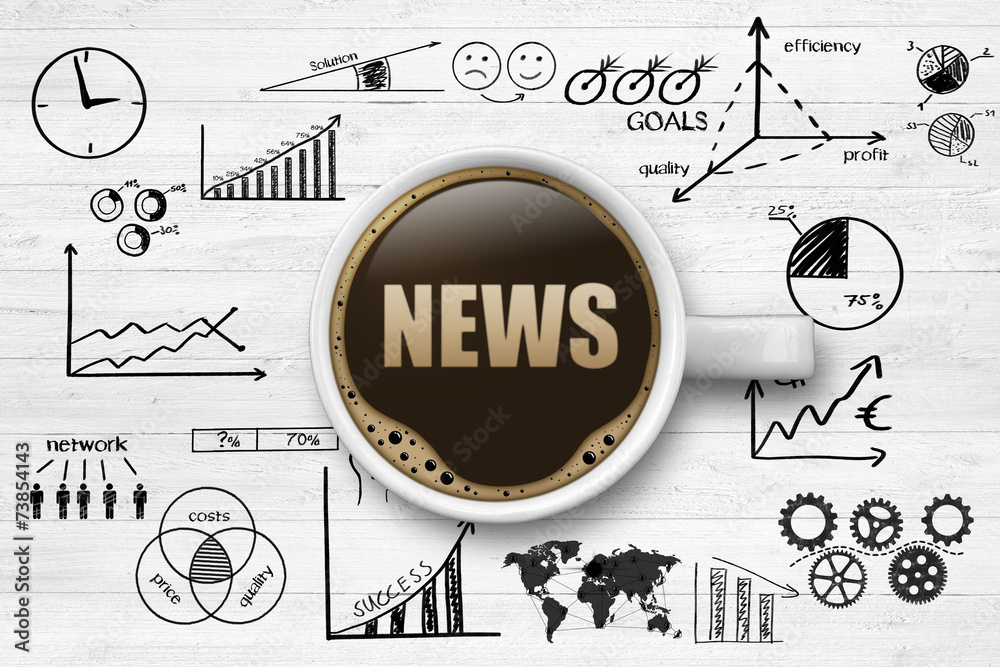 Fototapeta premium NEWS