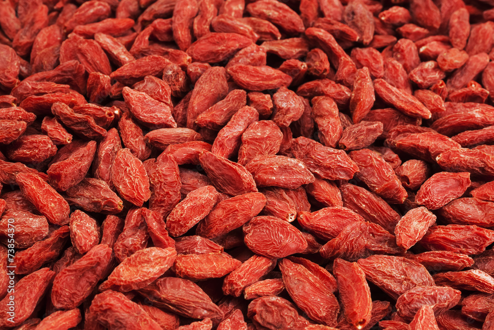 Background of dried goji berries Background of dried goji berries