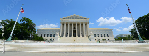 Canvastavla United States Supreme Court Building in Washington, DC