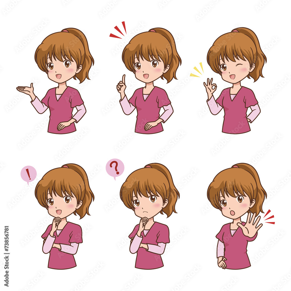 女性　バリエーション