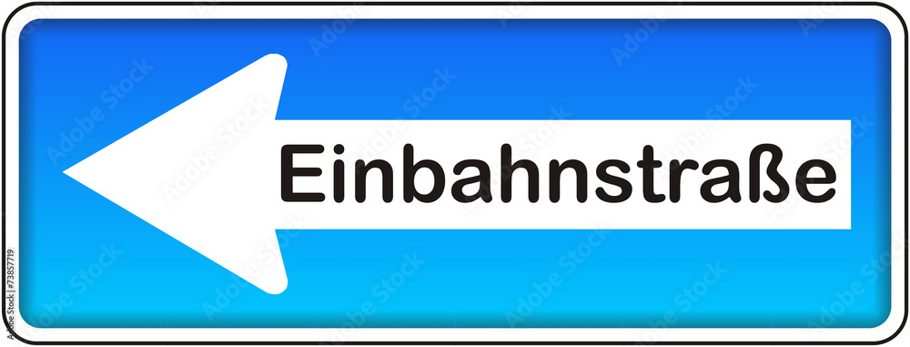 Einbahnstraße, links
