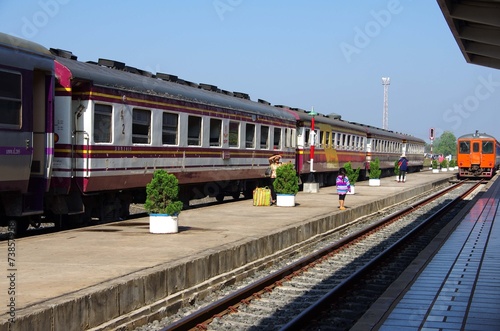 Gare de Vientiane, Laos photo