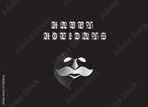 santa in phantom mask